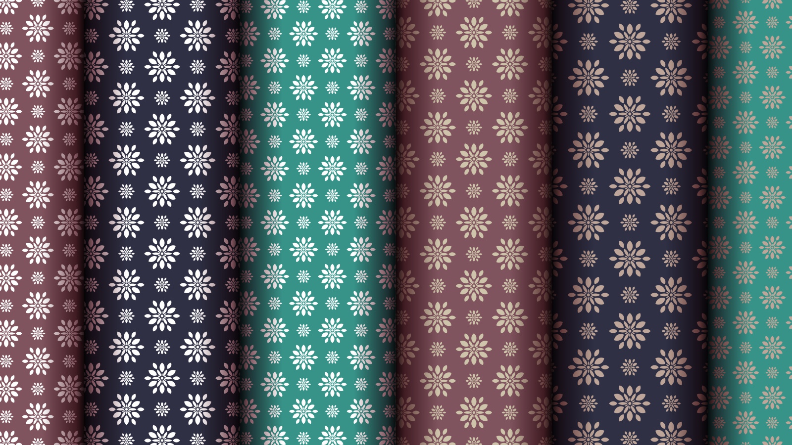 Разноцветные обои с цветами, фон 