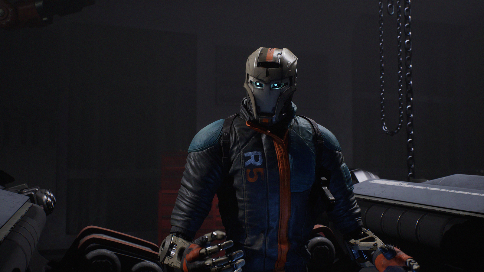 Киборг из компьютерной игры Disintegration, 2020