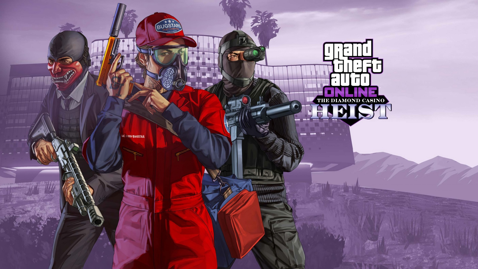 Постер игры GTA Online: The Diamond Casino Heist, 2020