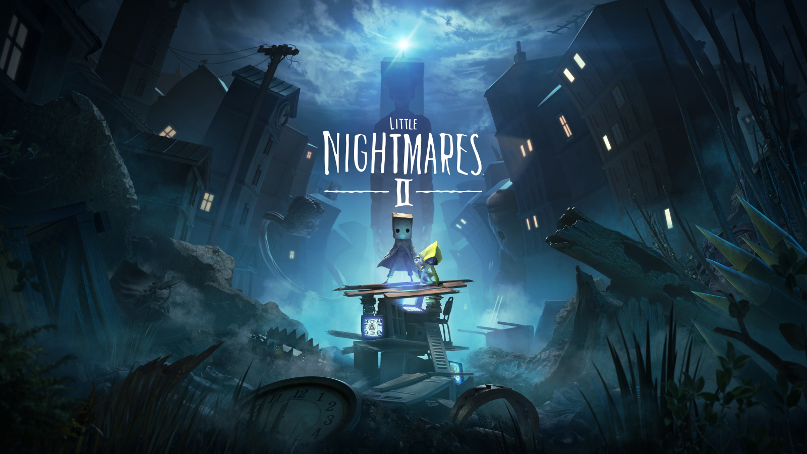 Постер новой компьютерной игры Little Nightmares 2, 2020