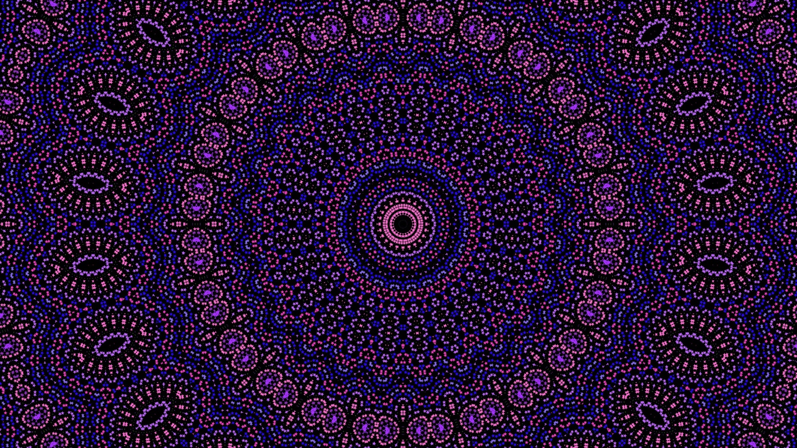 Красивый фиолетовый рисунок мандала