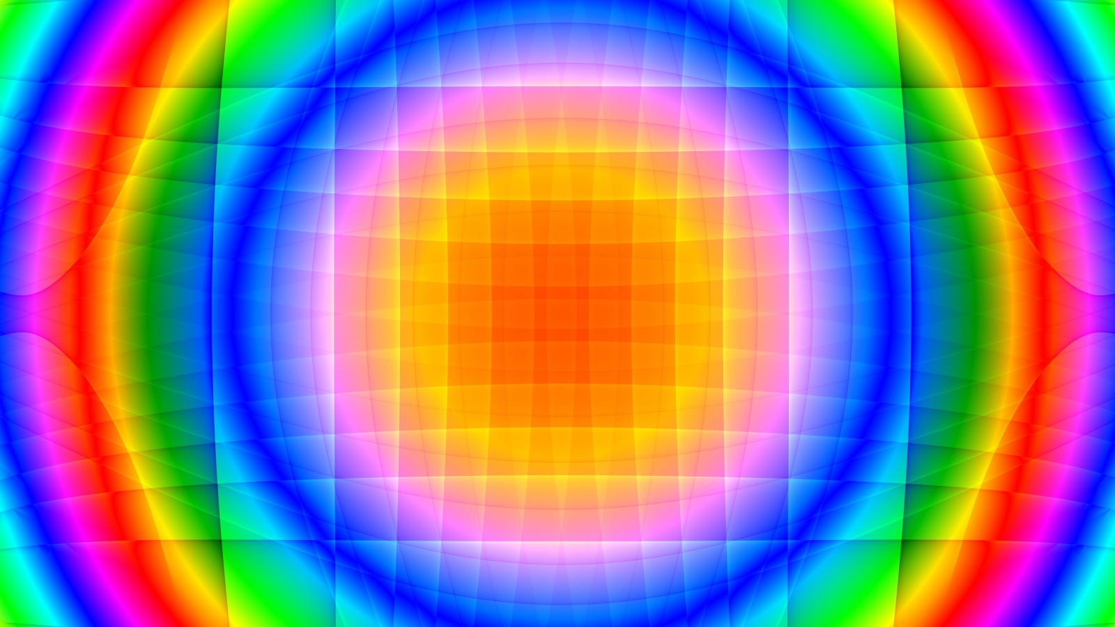 Красивый радужный круг 