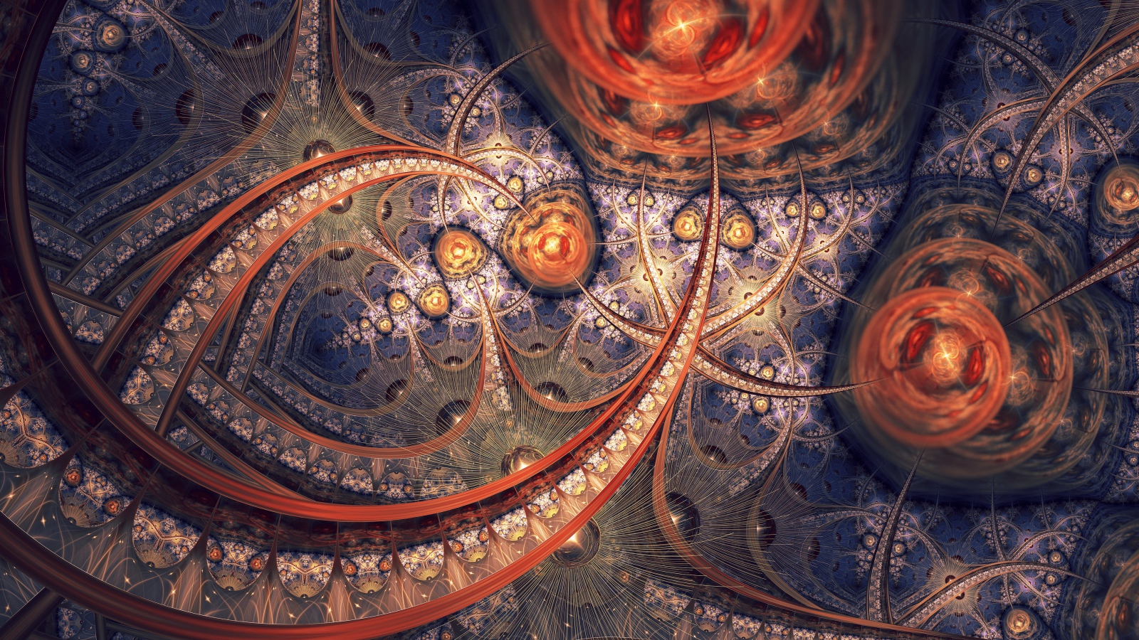 Красивый необычный абстрактный узор