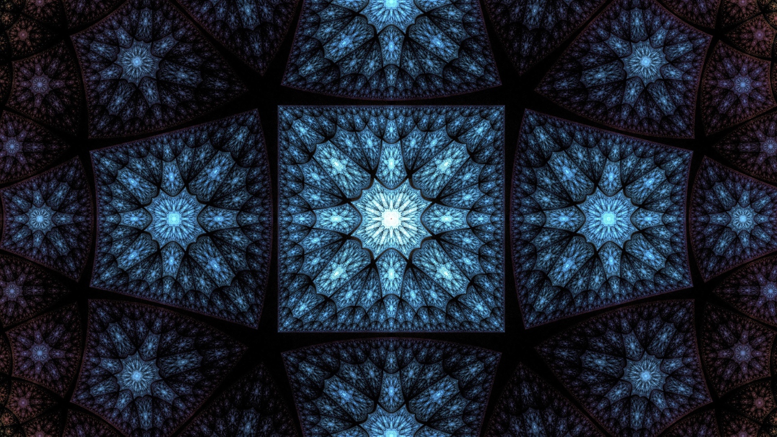 Синий градиентный рисунок 