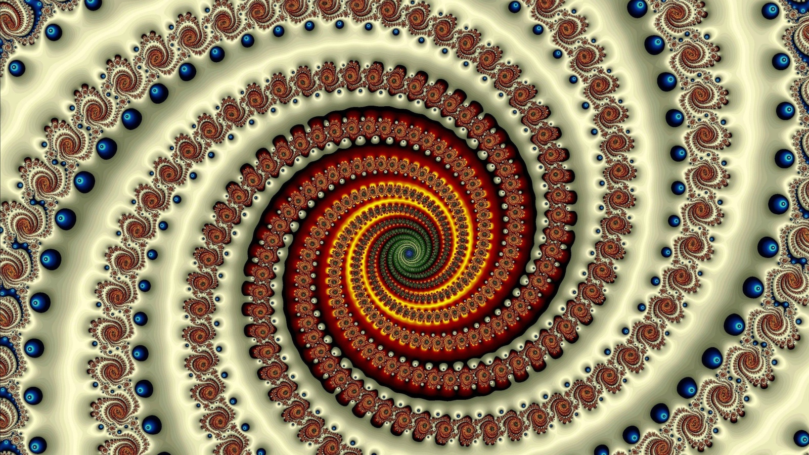 Коричневая градиентная спираль 