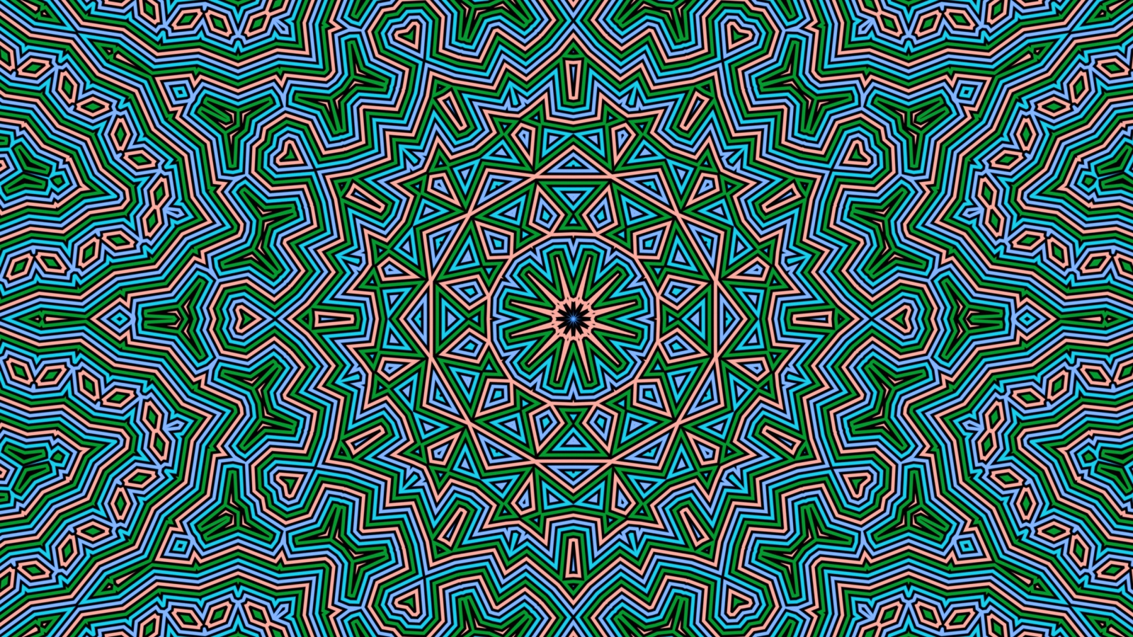 Необычный фрактальный узор 