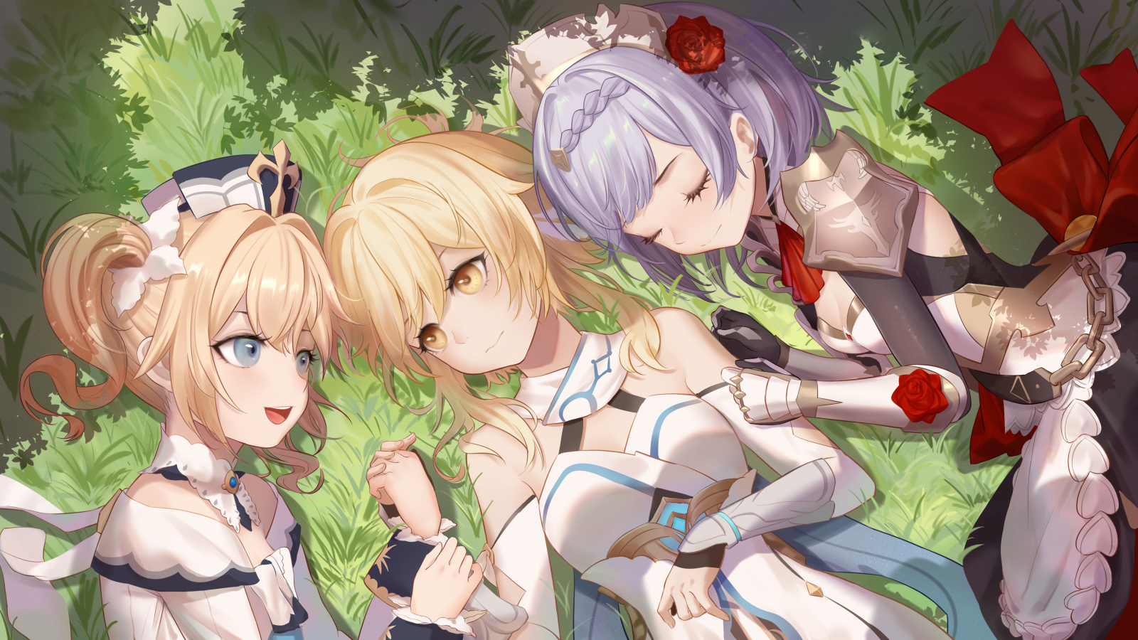 Молодые девушки аниме Genshin Impact