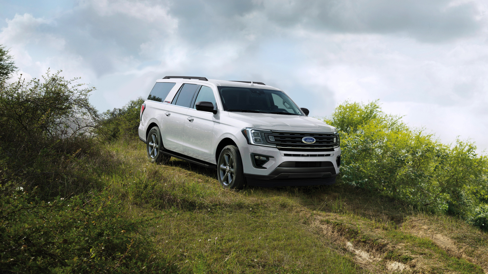 Белый внедорожник  Ford Expedition XL STX, 2021 года