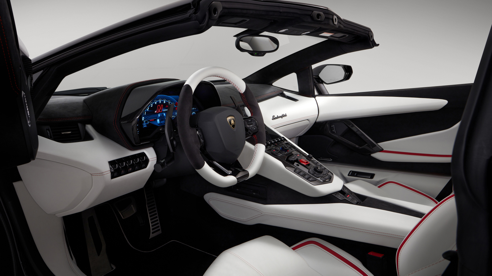 Салон автомобиля Lamborghini Aventador S, 2021 года