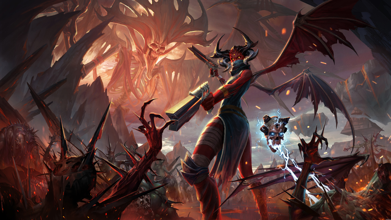 Постер компьютерной игры Metal: Hellsinger, 2021