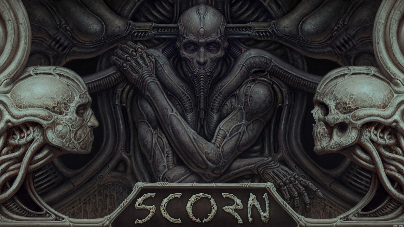 Постер компьютерной игры Scorn, 2021