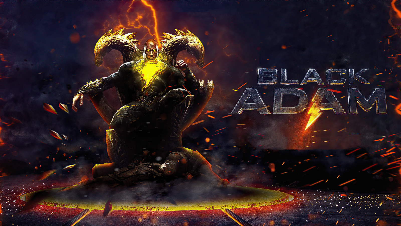 Постер фильма Черный Адам, 2022