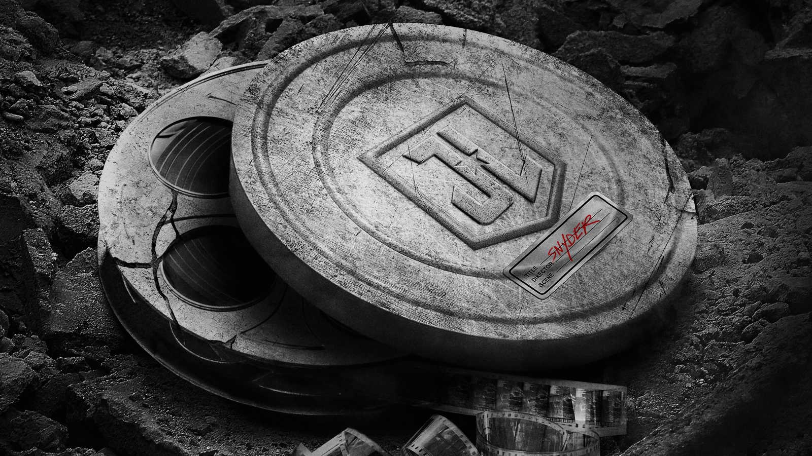 Старая бобина с фильмом Лига справедливости Зака Снайдера, 2021