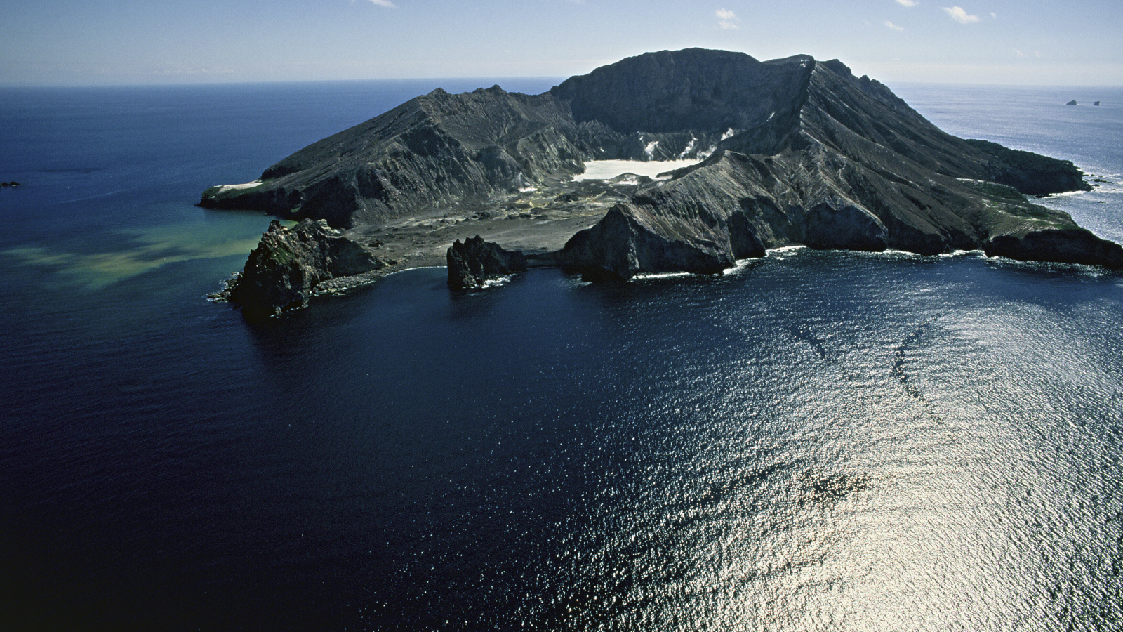 Вулканический остров Уайт-Айленд, Новая Зеландия