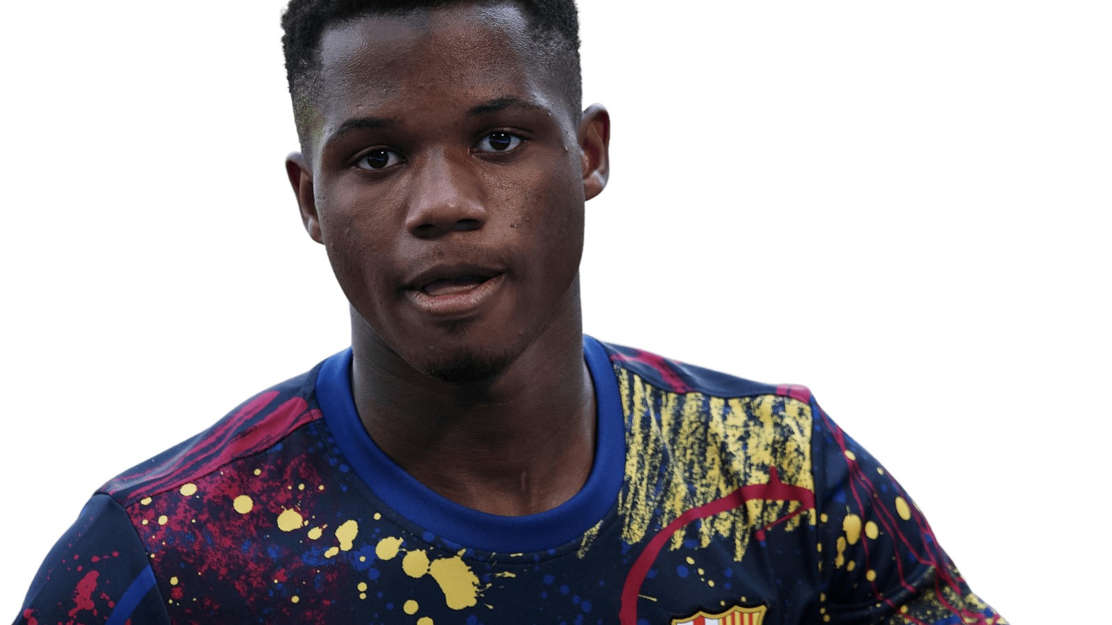 Испанский футболист клуба Барселона Ансу Фати