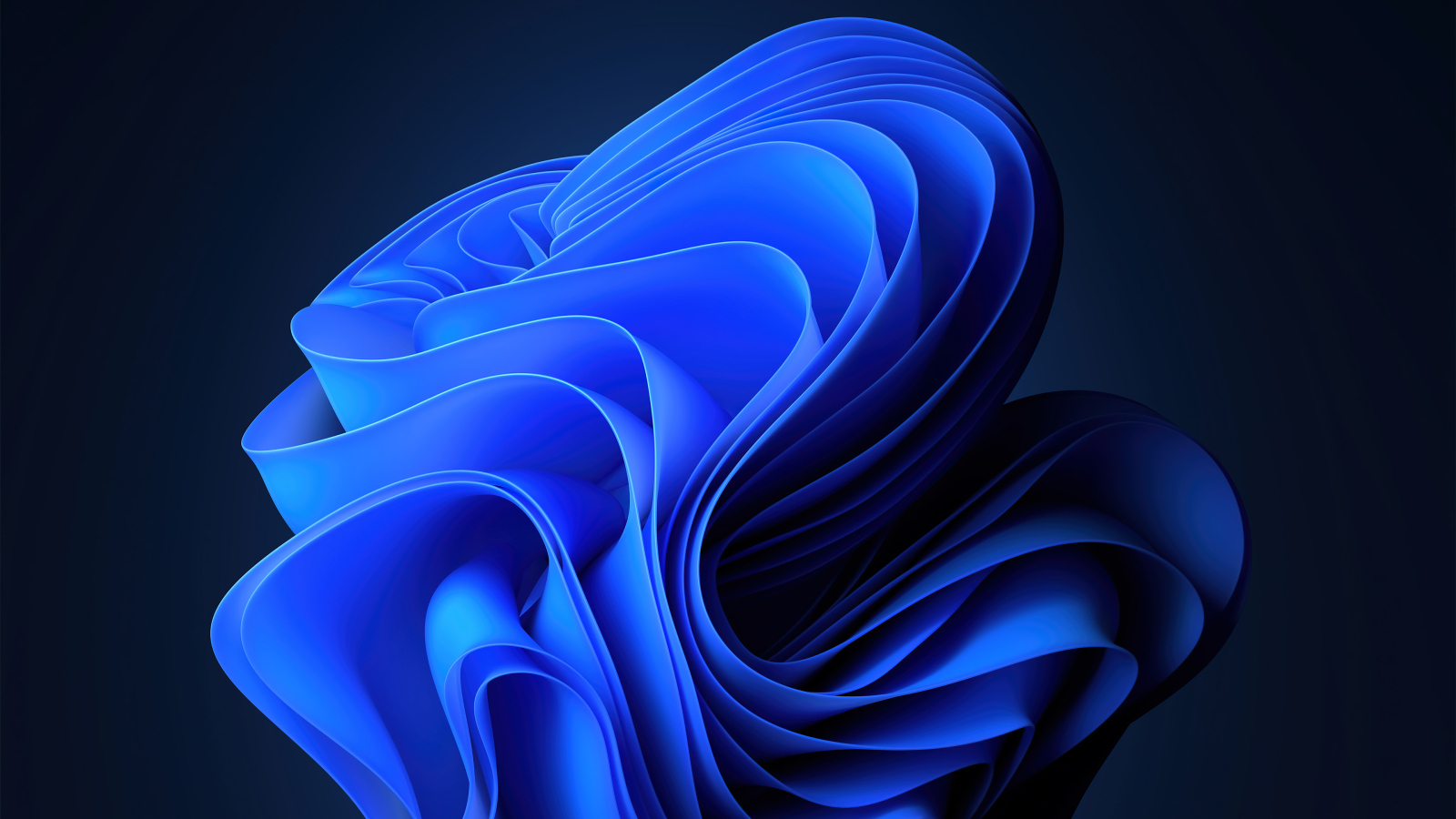 Красивый яркий синий узор на сером фоне