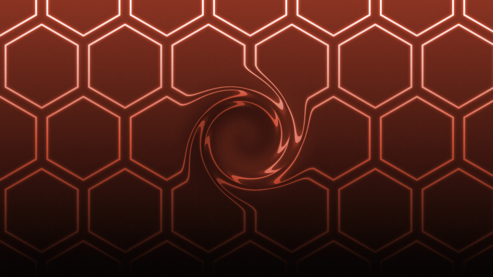 Шестиугольная сетка коричневого цвета