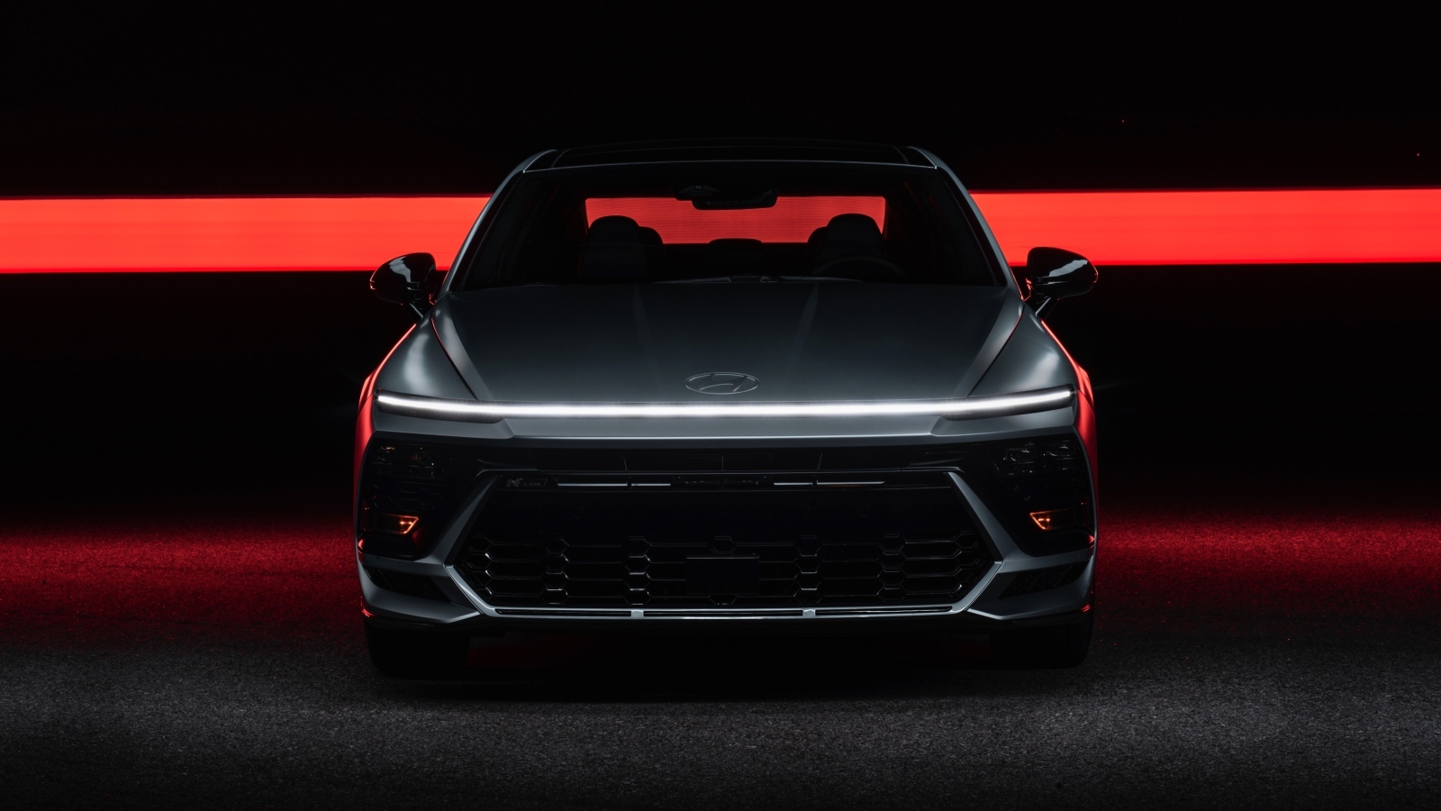 Автомобиль Hyundai Sonata N Line 2024 года вид спереди