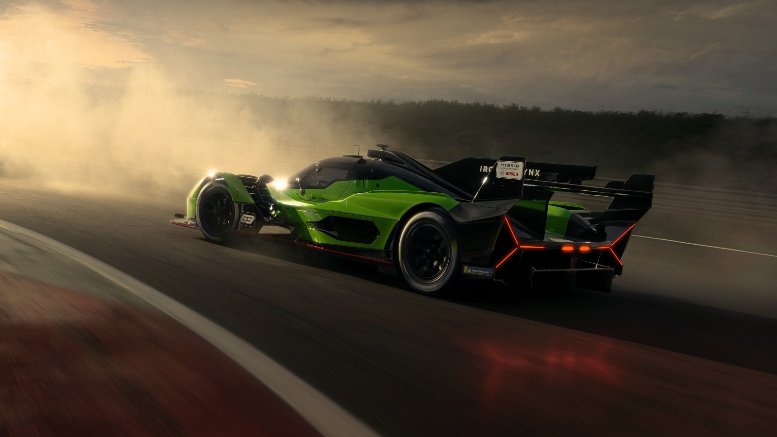 Быстрый спортивный автомобиль Lamborghini SC63 2023 года