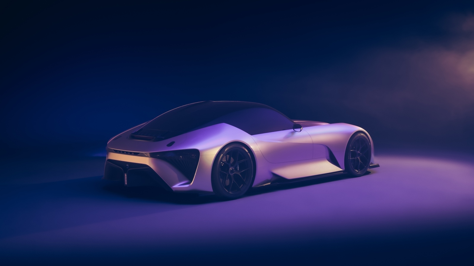 Автомобиль Lexus Electrified Sport Concept вид сзади