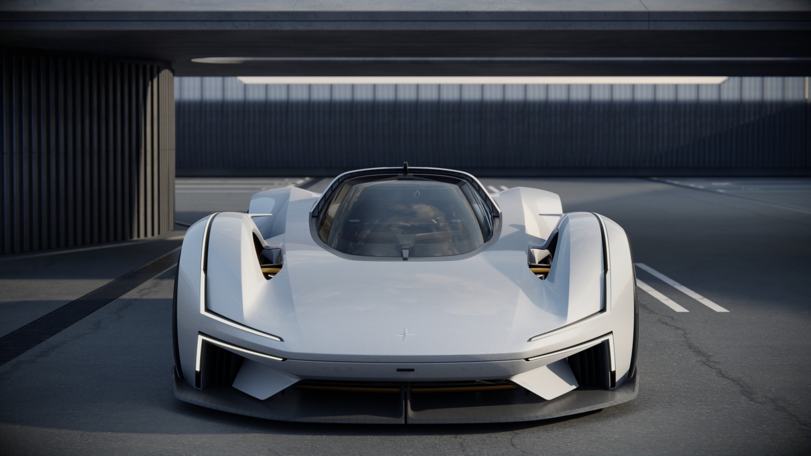 Автомобиль Polestar Synergy 2023 года вид спереди