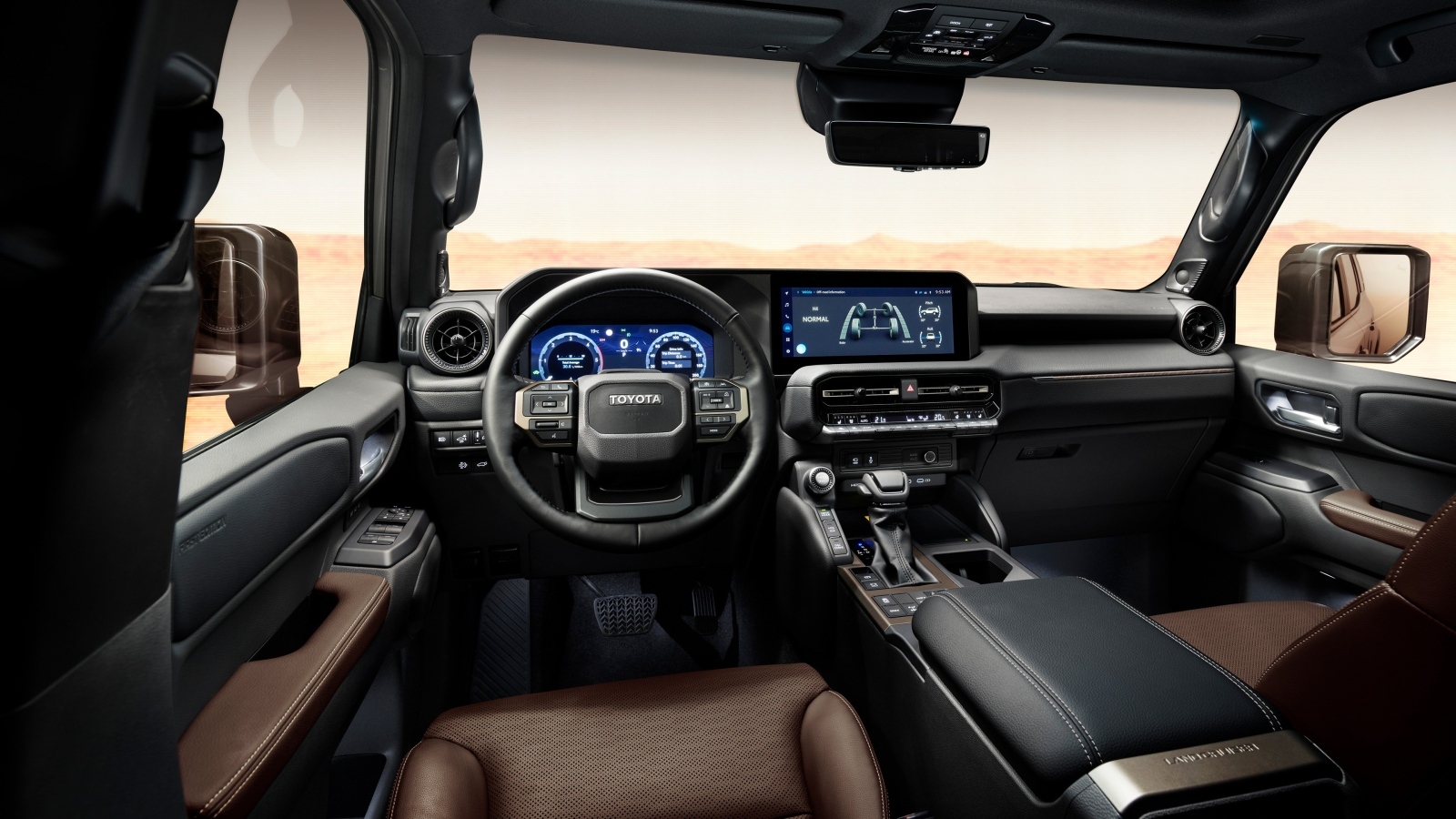 Салон автомобиля Toyota Land Cruiser First Edition 2023 года