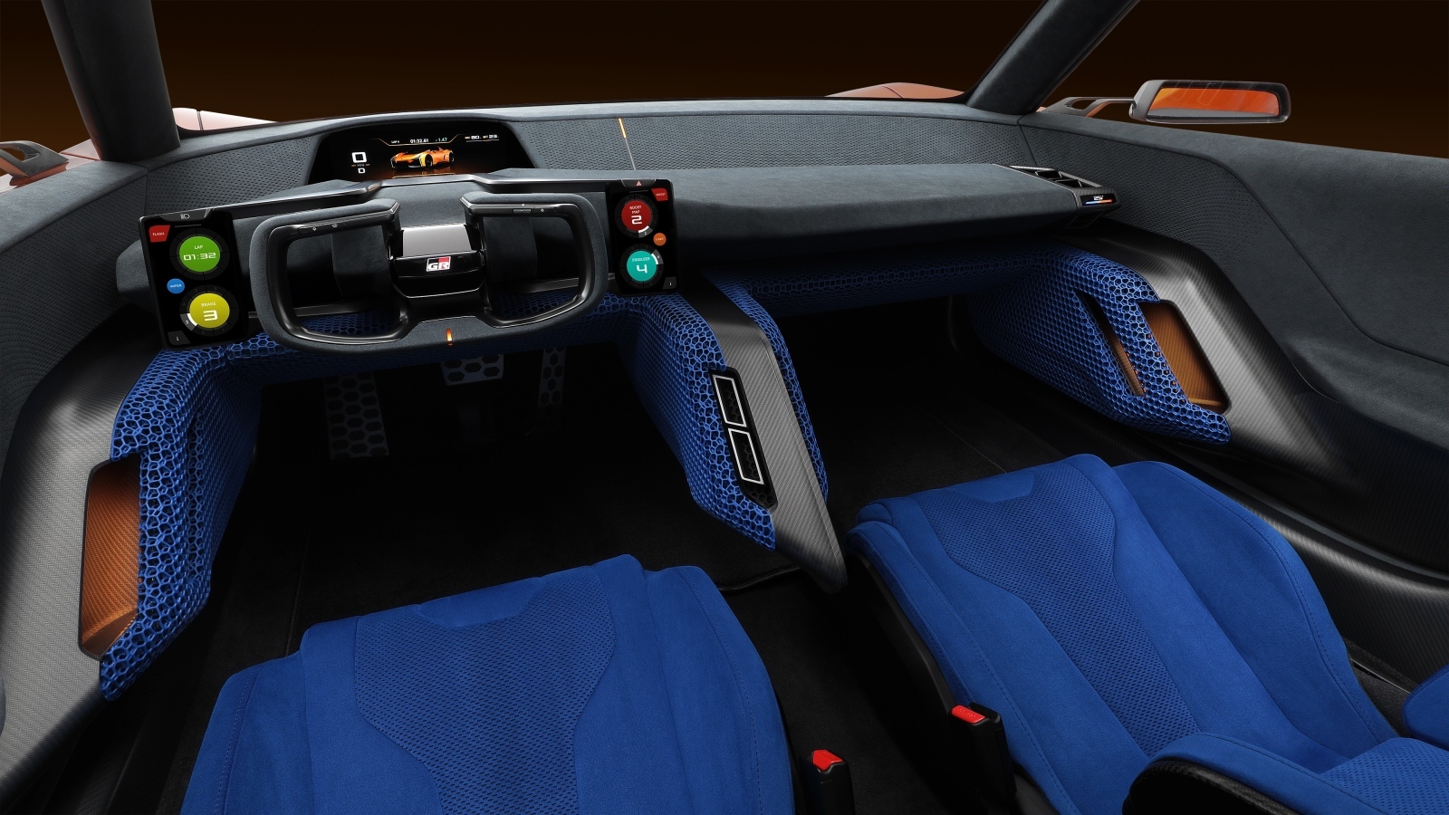 Салон автомобиля Toyota FT-Se