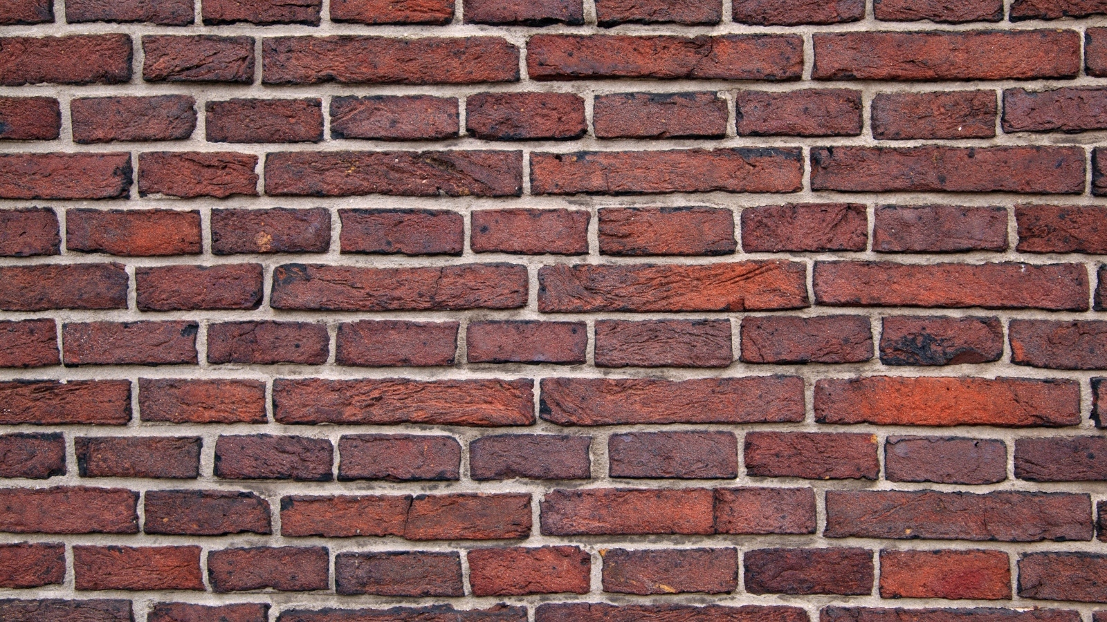 Стена из красного кирпича для фона