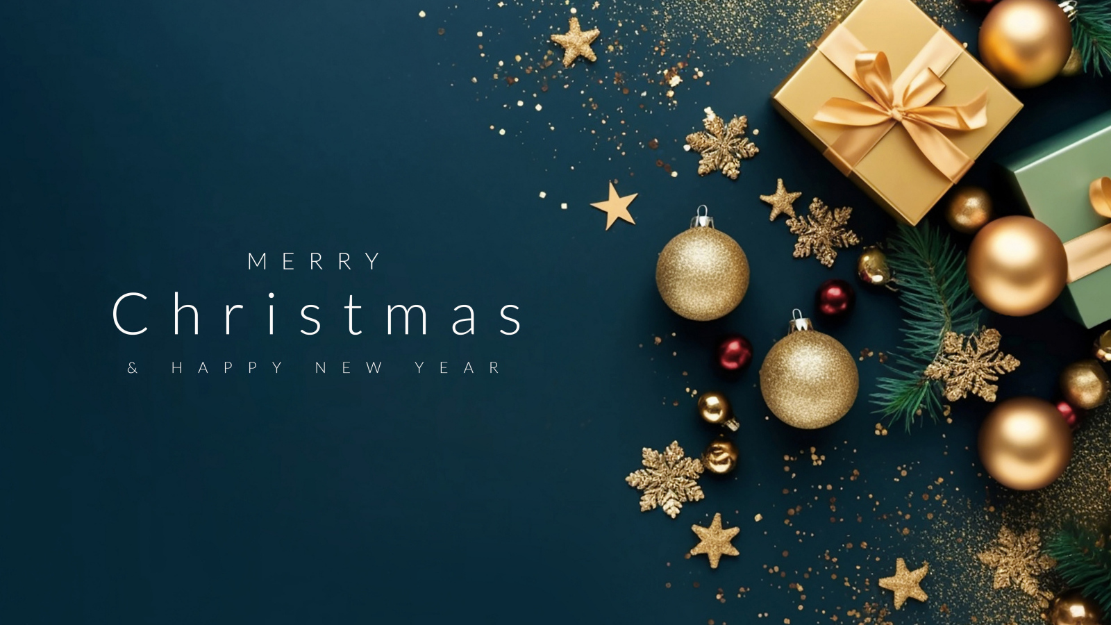 Открытка на Рождество 2024