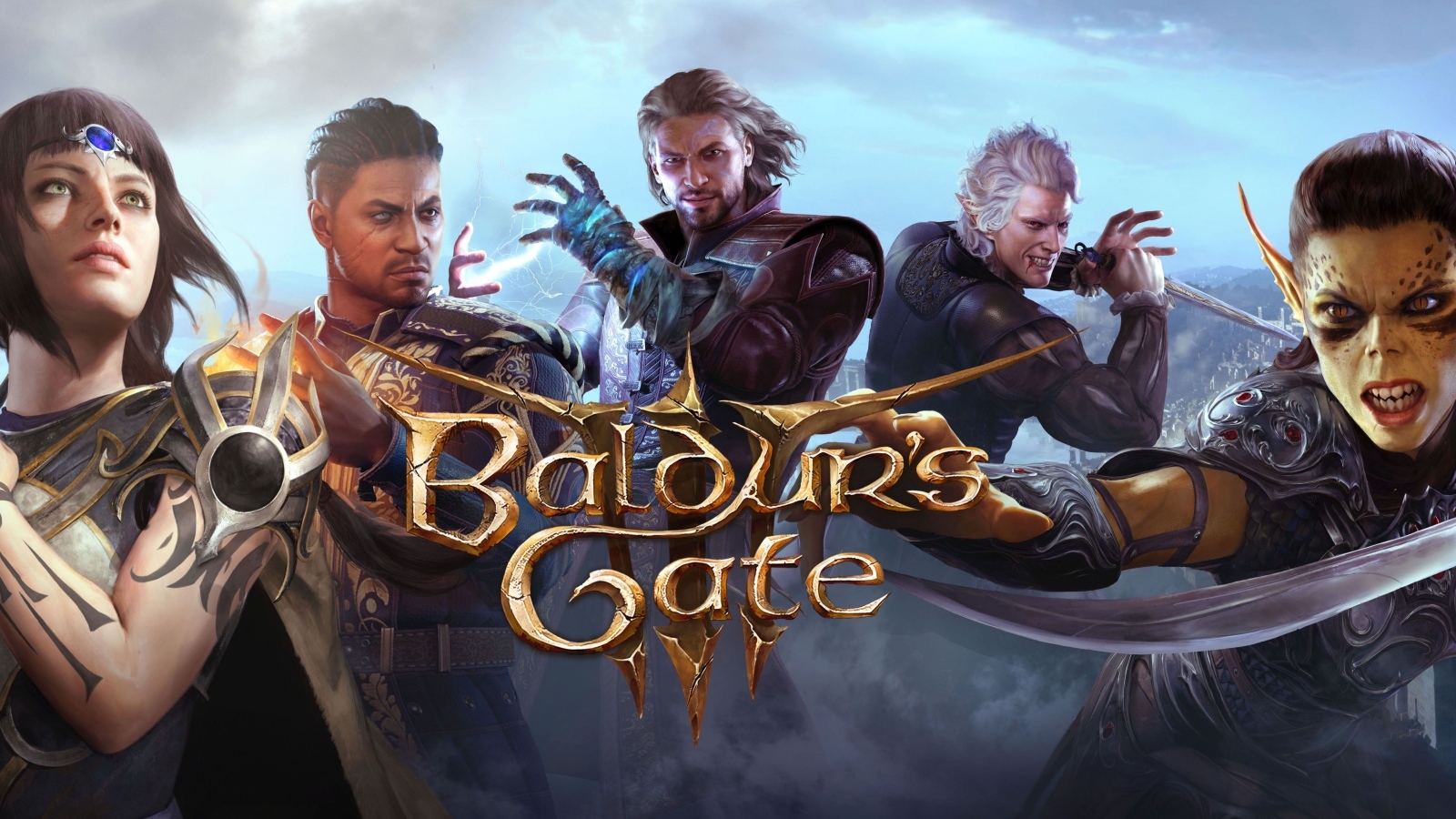Красочный постер компьютерной игры Baldur’s Gate III