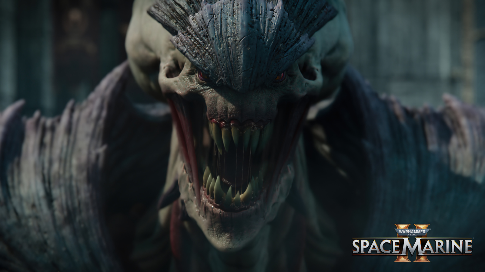 Монстр из компьютерной игры Warhammer 40,000: Space Marine 2