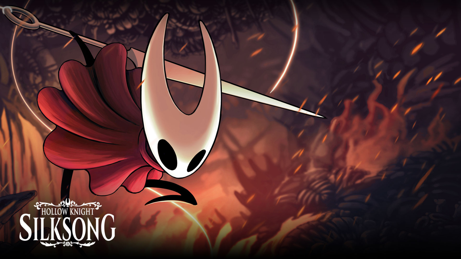 Постер компьютерной игры Hollow Knight: Silksong