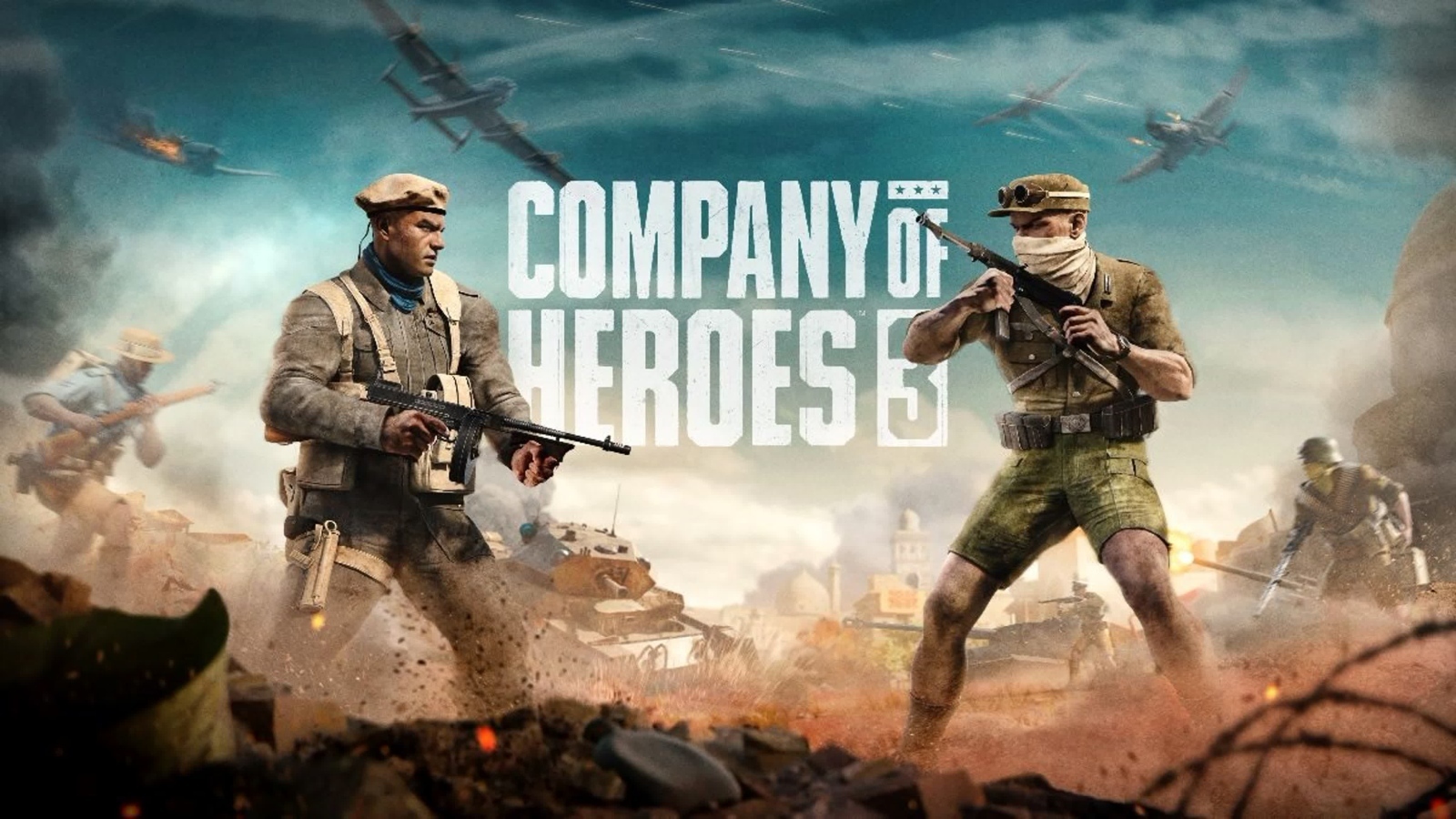 Постер новой компьютерной игры Company of Heroes 3