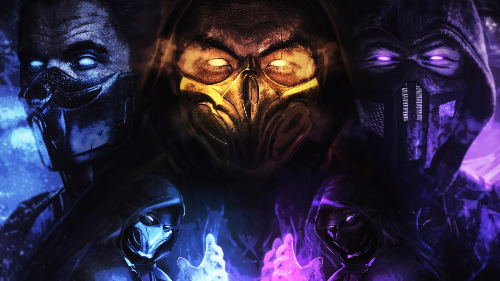 Постер новой компьютерной игры Mortal Kombat 11