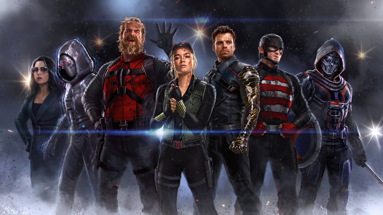 Персонажи нового фильма Громовержцы