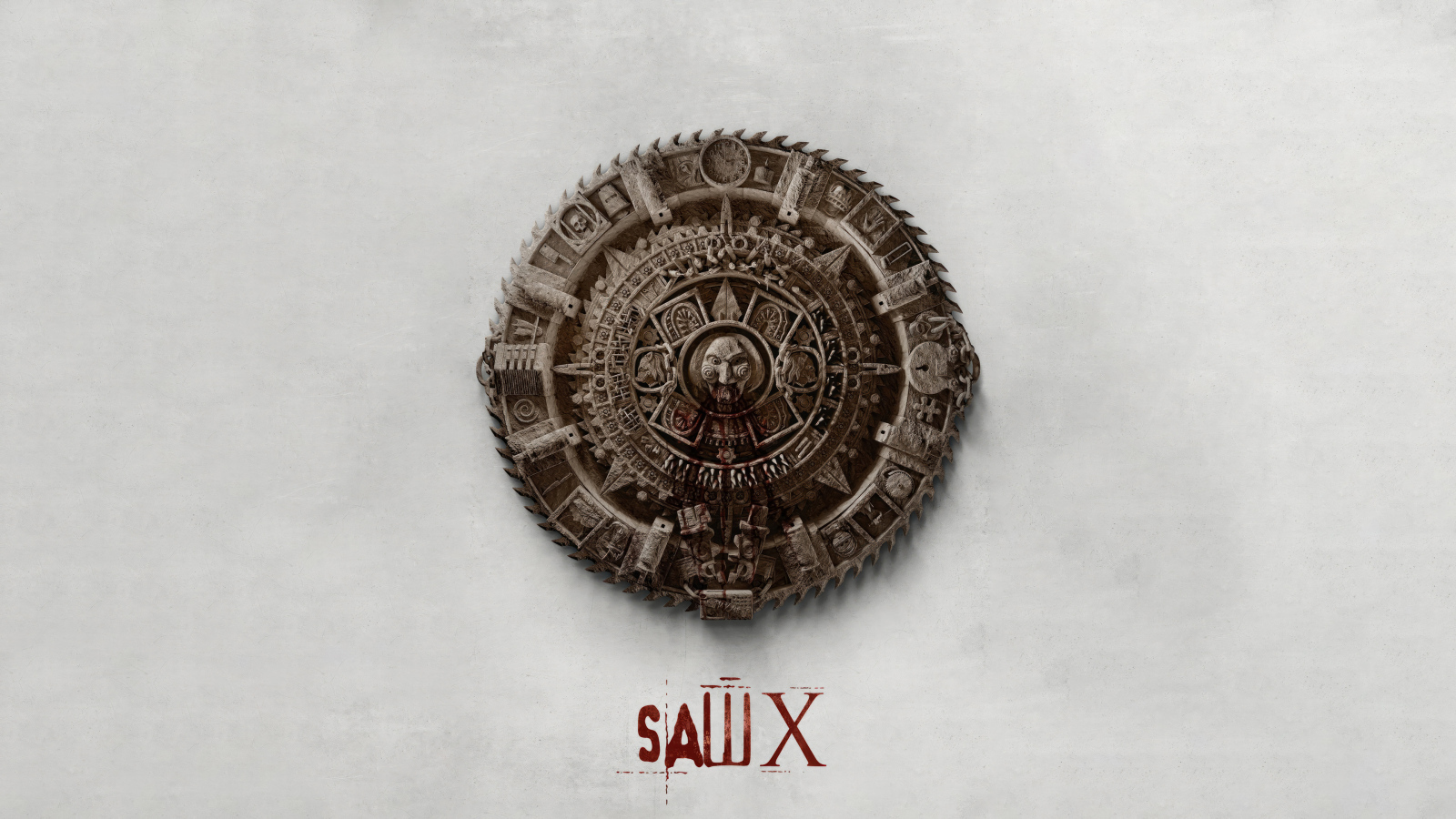 Логотип нового фильма Пила 10, 2023