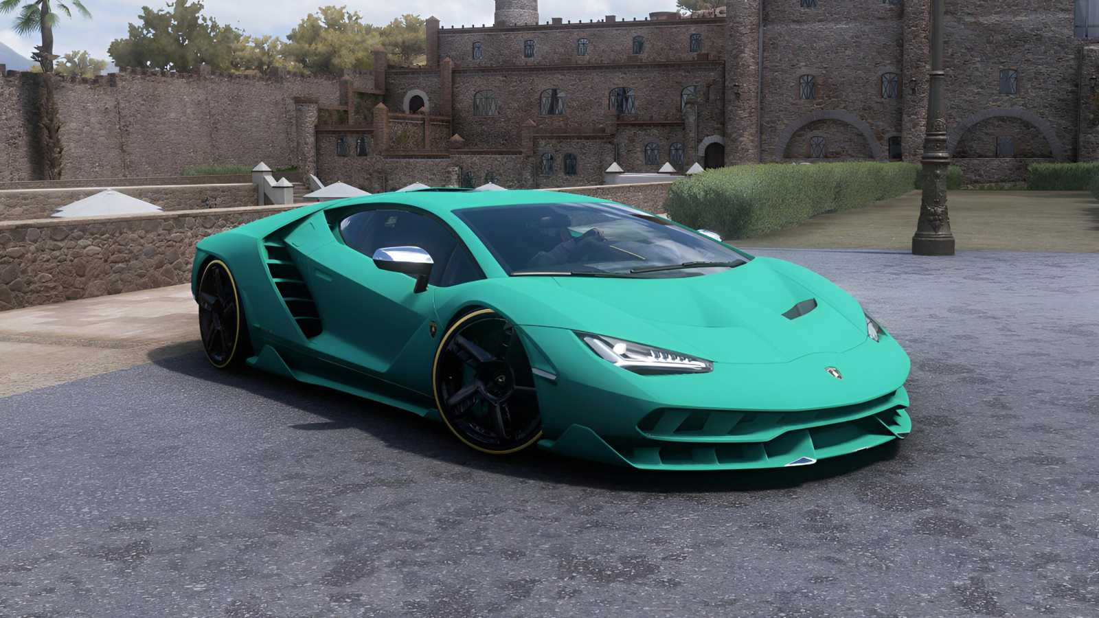 Быстрый модный автомобиль Lamborghini Centenario CGI