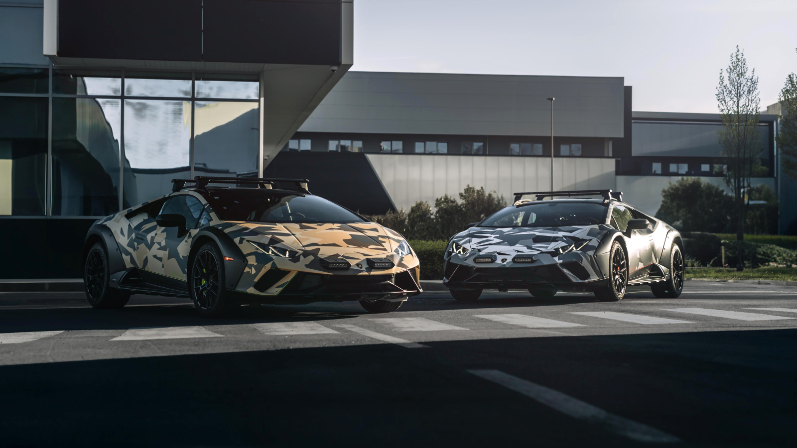 Два автомобиля Lamborghini Huracán Sterrato All-Terrain Ad Personam 2024  года