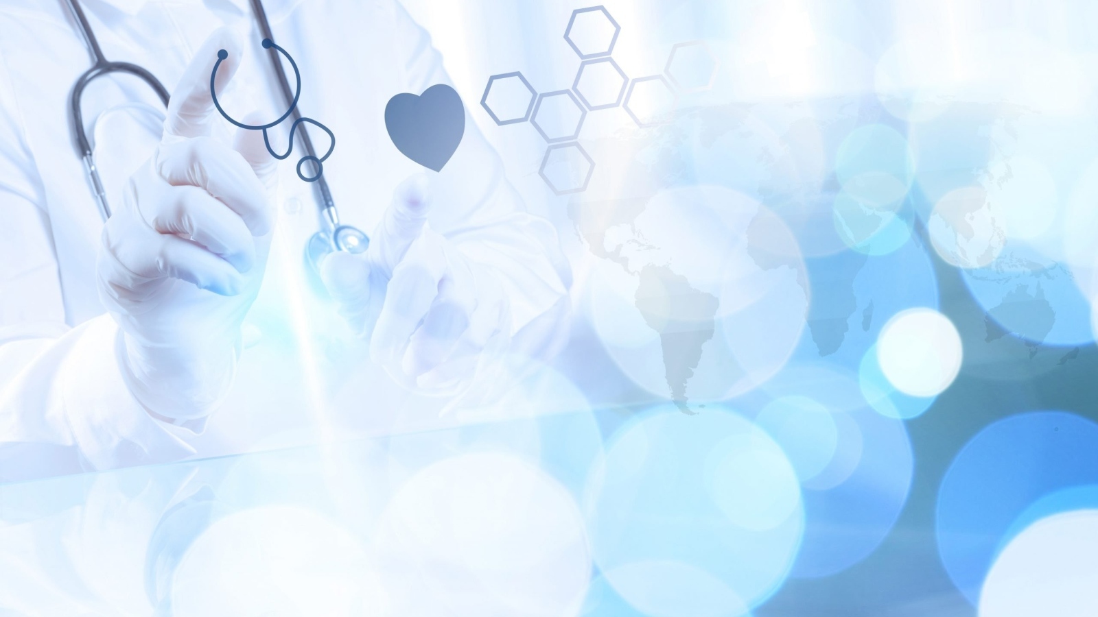 Медицинский фон с символами