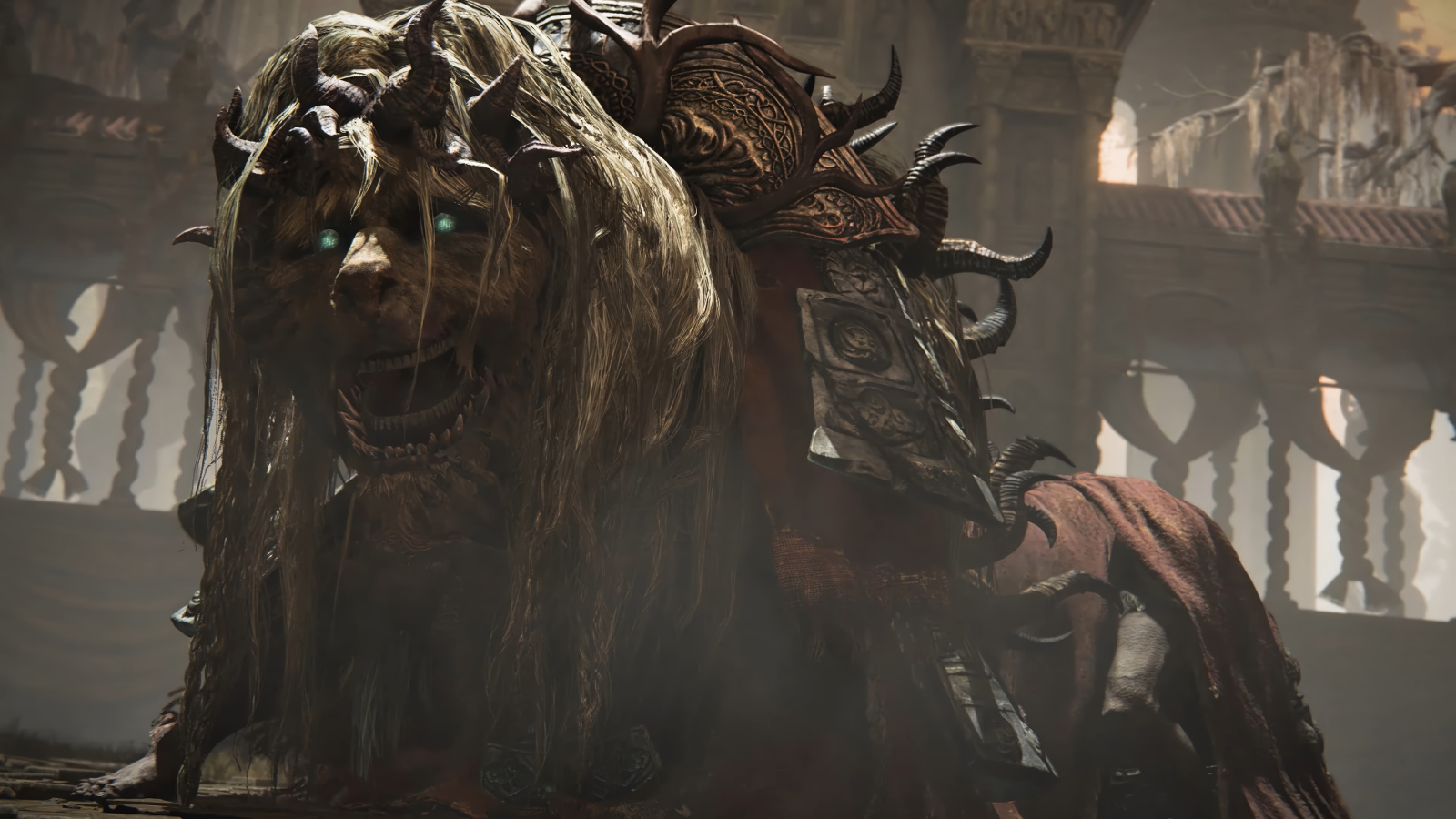 Страшный персонаж новой компьютерной игры Elden Ring: Shadow of the Erdtree