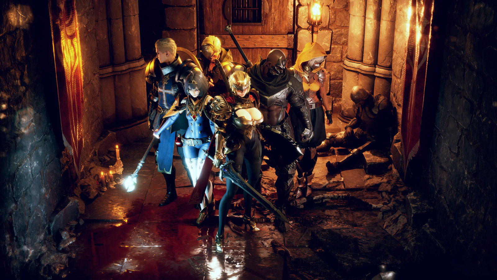 Персонажи компьютерной игры Dungeon Stalkers, 2024