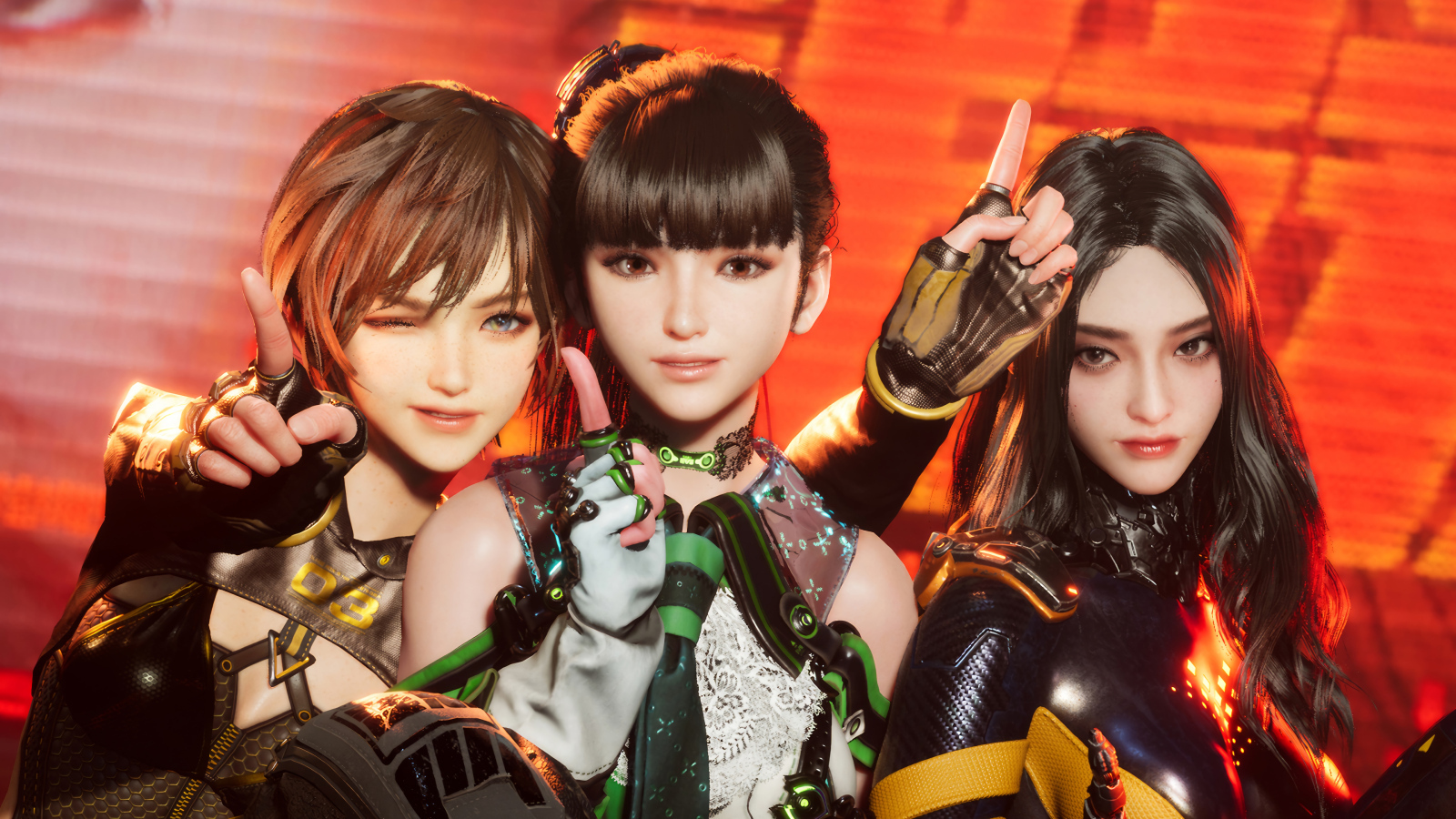 Персонажи компьютерной игры Stellar Blade, 2024