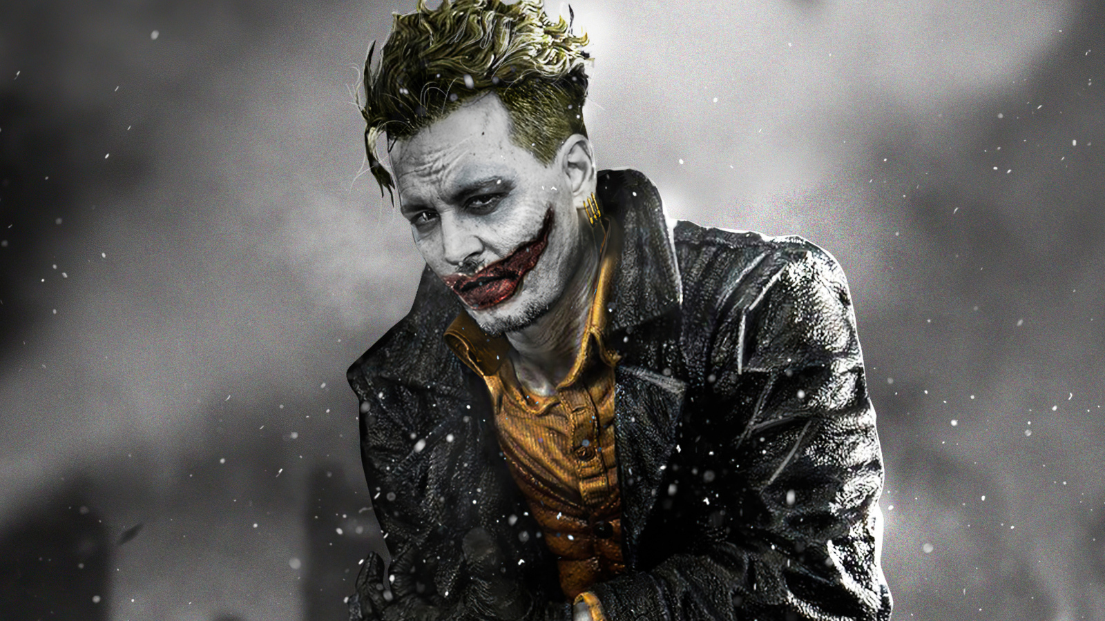 Актер Джонни Депп в образе Джокера