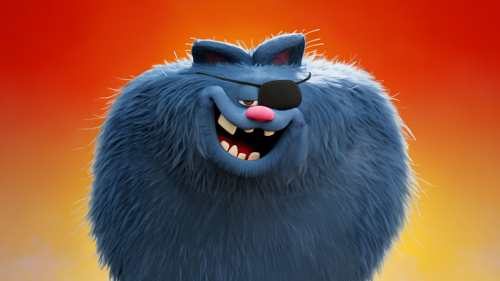 Пушистый серый кот персонаж фильма Гарфилд в кино, 2024