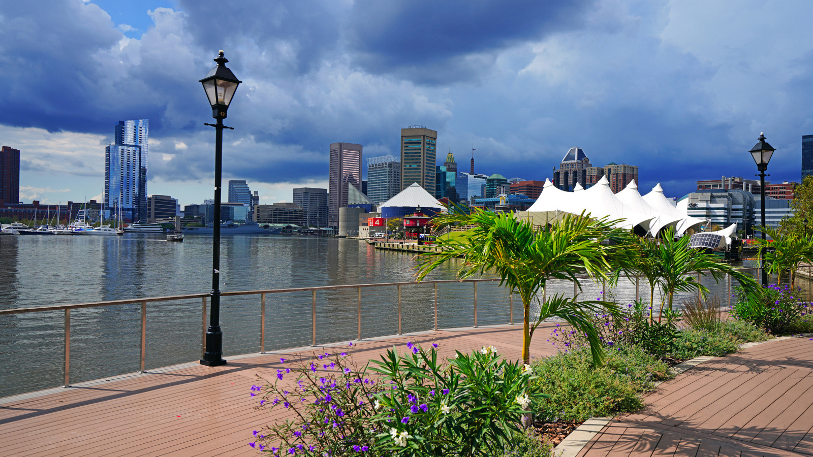 Набережная курорта Балтимор, США