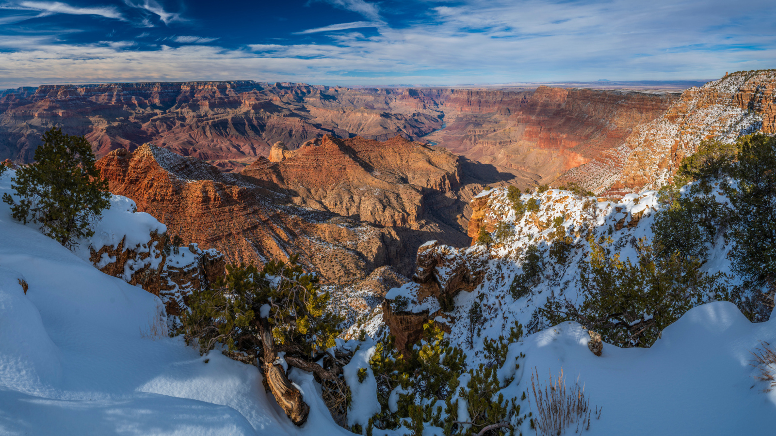 Красивая панорама парка Гранд-Каньон парк Каньон, США