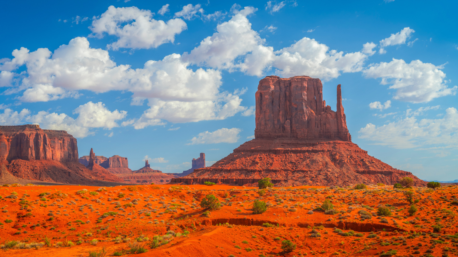 Скала Монумент Вэлли в национальном парке, США