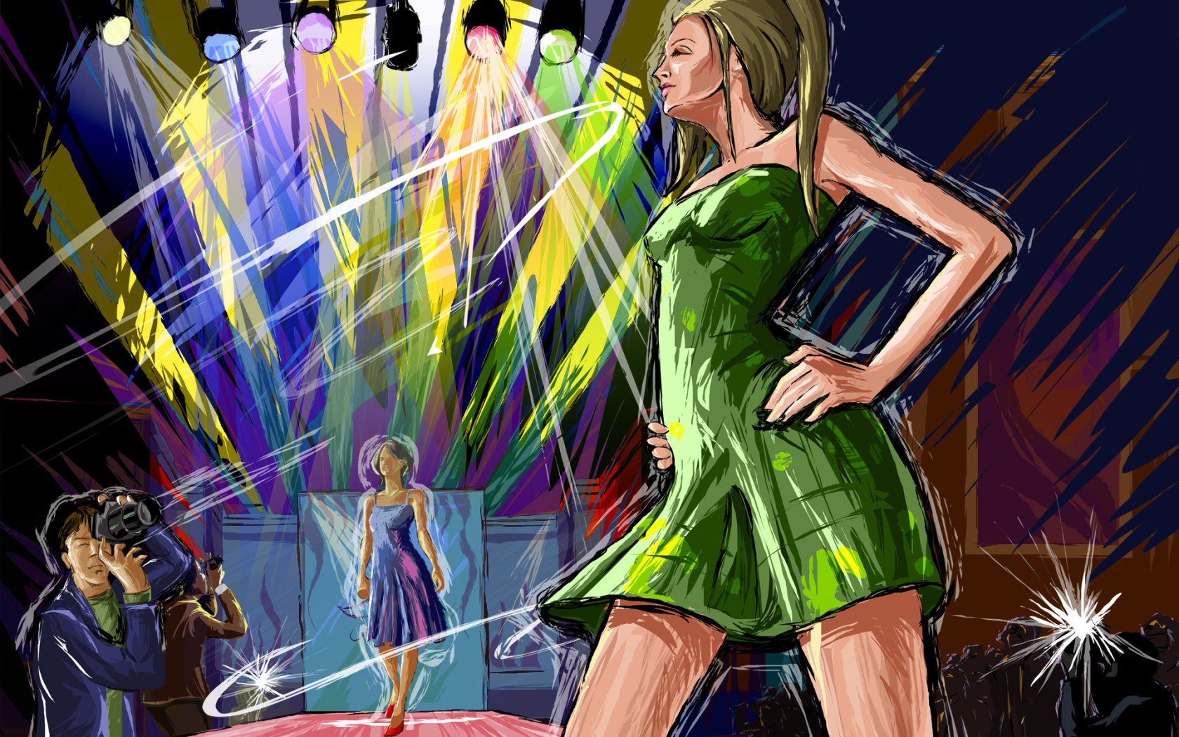 Показ модной одежды