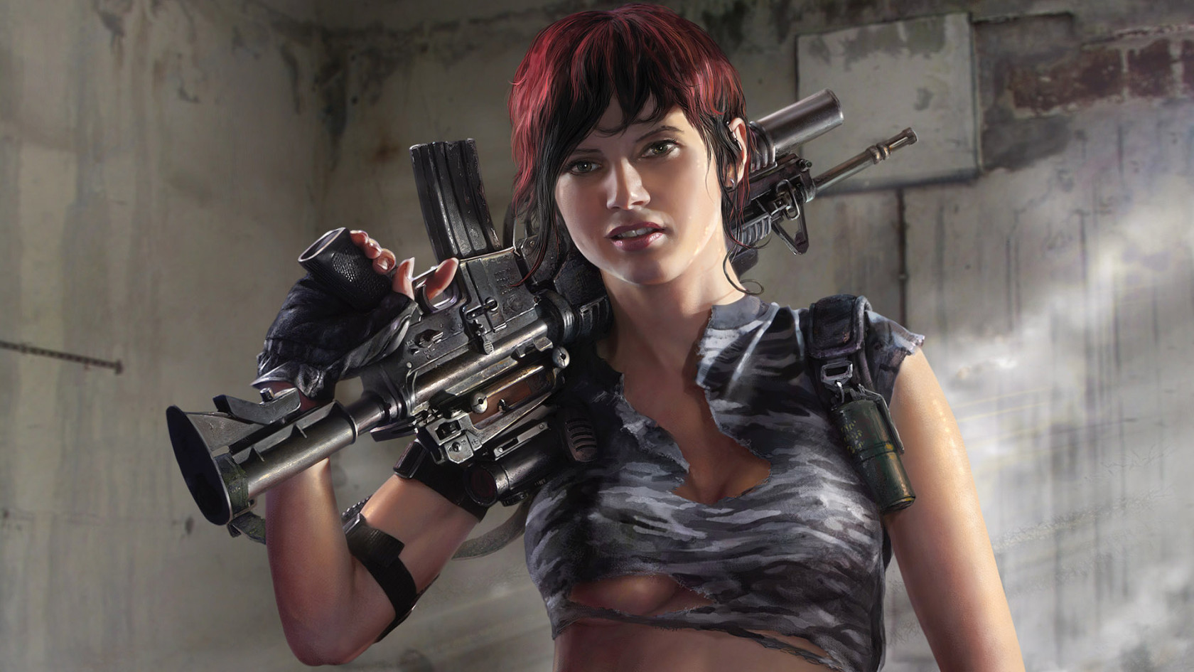 Красавица с автоматом