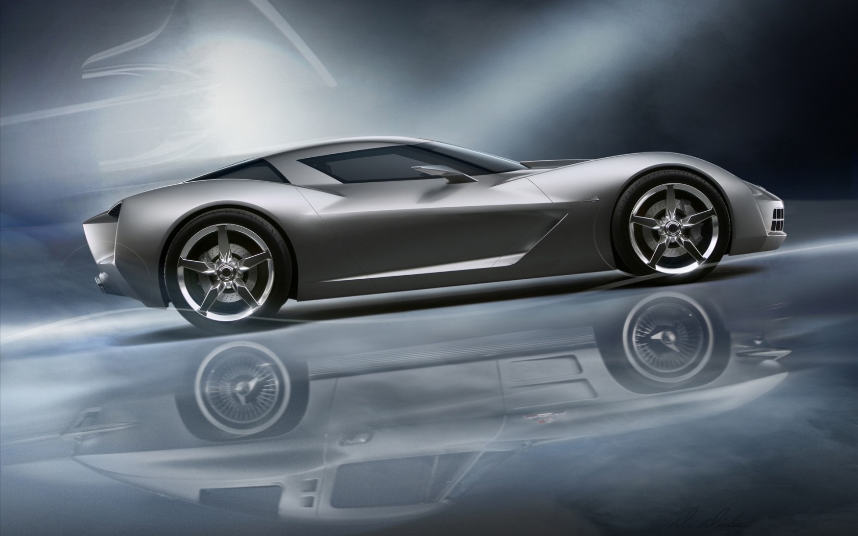 Быстрый спортивный автомобиль